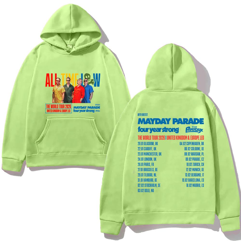 

All Time Low 2026 ТУР Худі Мода Жіночі/чоловічі Толстовки Естетичне Худі Класичне Про це говорять усі! М які худі L