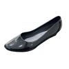 New Slope Heel Single Shoes Women's Fashion Simple Shallow Mouth Pointed Beanie Shoes Casual Retro One-pedal Flat Lazy Shoes