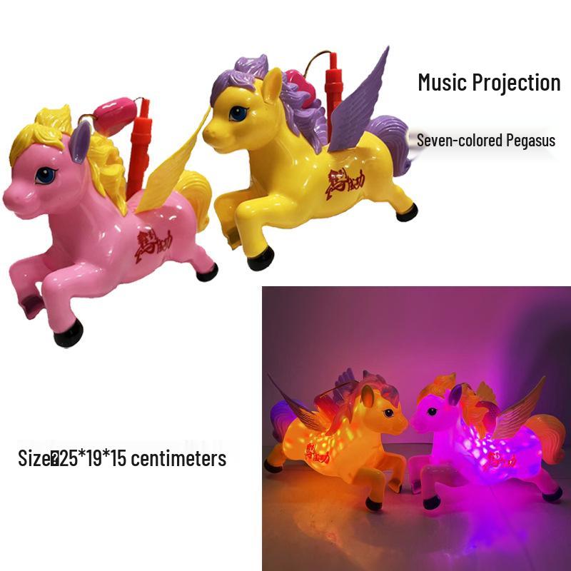 2026 Year of the Horse Spring Festival Children's Handheld Cartoon Lantern Toy