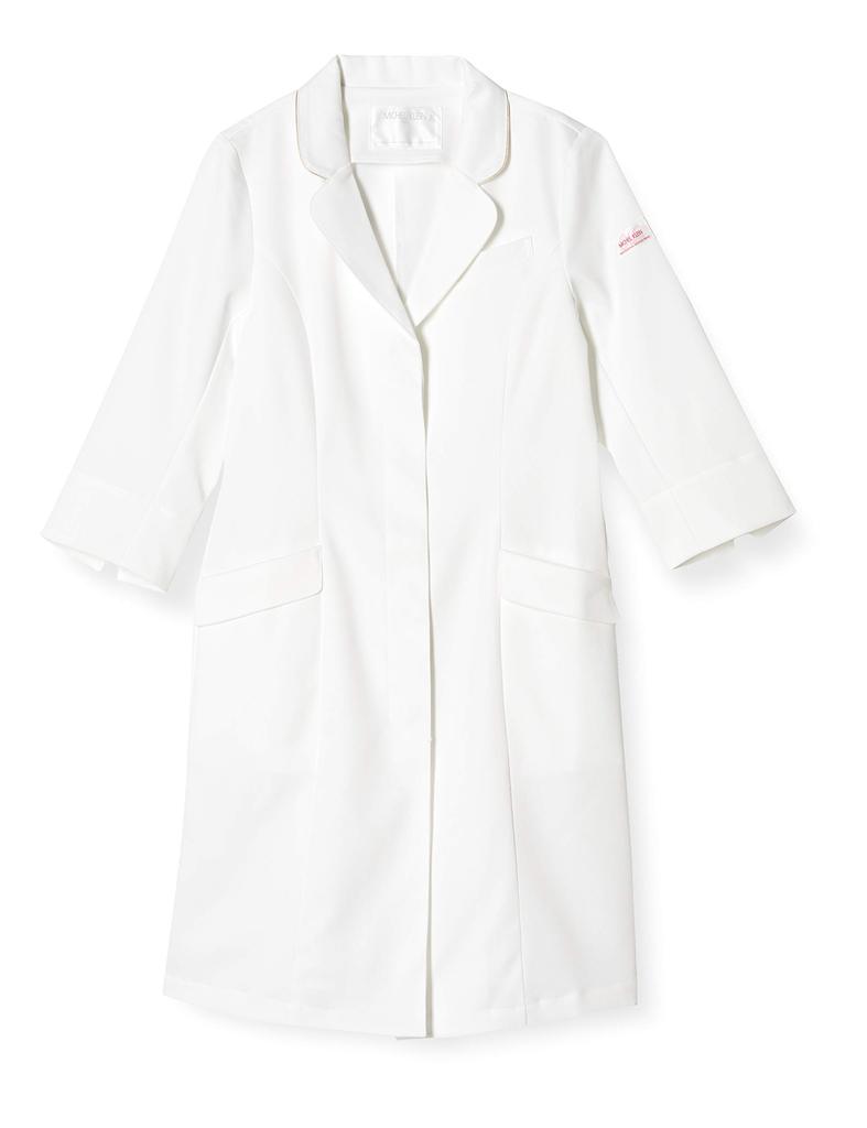 Doctor Coat Doctor Coat and Odor MK0012 White L [Michelle Cran] Women's [Antistatic/Stretch/Antibacterial Resistant] C-1