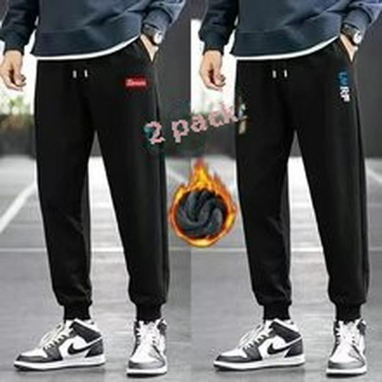 Set de două piese sport pentru bărbați Chaolun, hanorac cu glugă, căptușit cu catifea și fleece