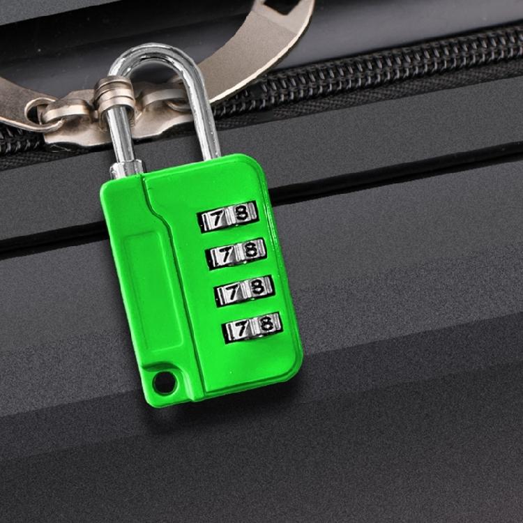4Digit Combination Lock Small Padlock Portable Password Lock Luggage Lock
