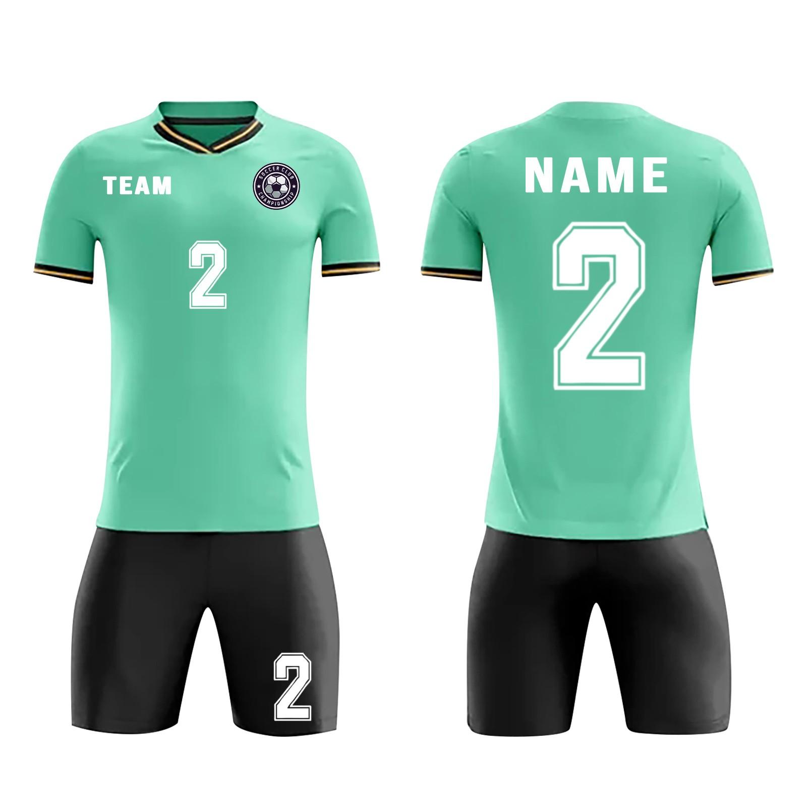 

Комплект персонализированных рубашек для мужчин и девочек с именем и номером, футбольные майки на заказ для мальчиков, тренировочный костюм 6XL