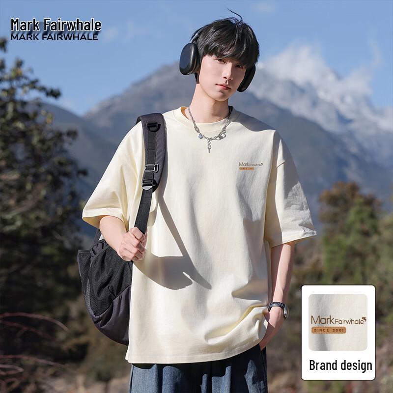 Mark Fairwhale Men s Solid Outdoor Style Short Sleeve T-shirt M