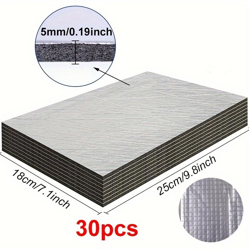 10-30 Stück Schalldämmmatte Wärmeisolierung Matte Auto Schalldämmung Dämmung Auto Motorhaubenisolierung Autozubehör Innenraum