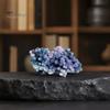 Smooth Polished Rocks Natural Grape Agate Crystal Cluster, Mineral Gemstone, Stone Landscaping for Aquarium Terrarium Decor, Unique Gift Collectors