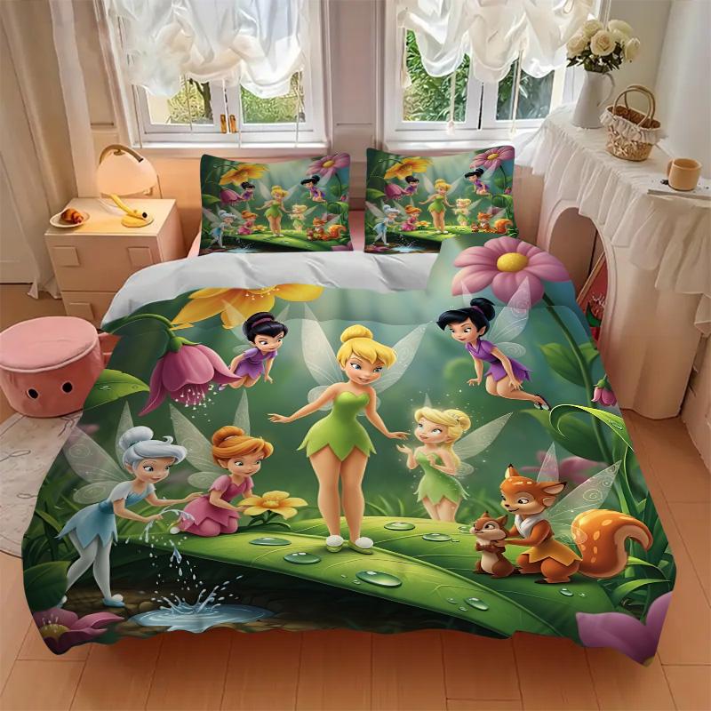 Fairy Garden Adventure Print 3Pcs Bedding Setduvet Cover With 2 Bedropillowcase Home Birthday Gift
