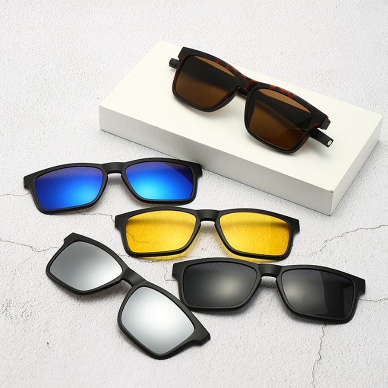 2502 Magnetic Unisex Optical Prescription Sunglasses Slip Chain Hanging Neck Myopia -0.5 To -6.0 Reading +0.5 TO +6.0