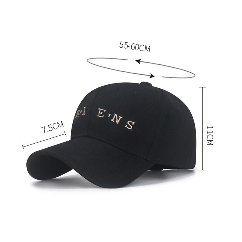 Frühling Sommer Stickerei Kappe Unisex Buchstaben Sonnenschutz Baseballkappe