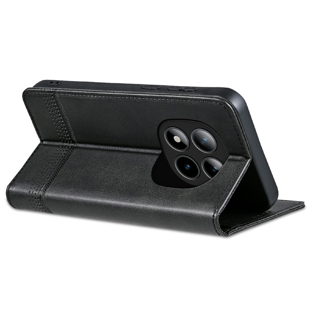 AZNS For Xiaomi Poco M8 Pro 5G/Redmi Note 15 Pro+ 5G (Global) Case Cowhide Texture PU Leather Wallet Phone Cover