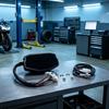 Motorcycle Instrument Display for 12 V Electrical Systems, Featuring LED Backlighting and Included Harness and Sensor for Dashboard Replacement Work