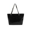 Trendy Black Tote Bag With High-end Feel And Street Style Elements