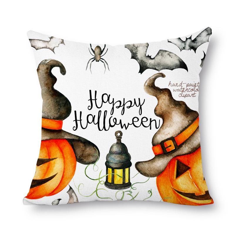 Thanksgiving Autumn Leaves Golden Short Plush Pillow Cover Office Sofa Cover Cushion Cover