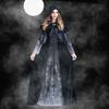 Women's Grim Reaper Long Dress Halloween Costume