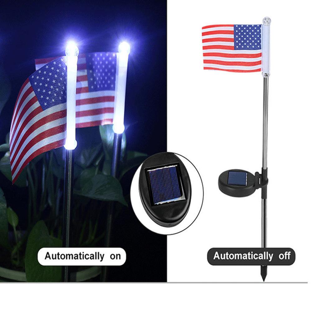 Solar Ground Lights LED Flag Lights Garden Decorative Lights Patio  Lights