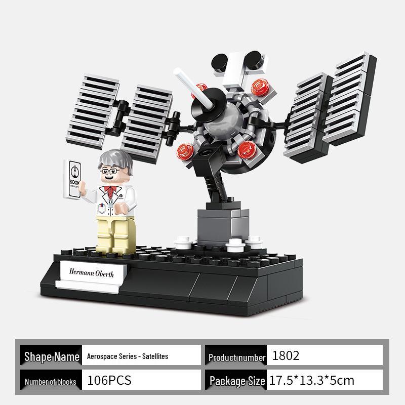 Jiaqi JK8505 Creative Astronaut Building Blocks Toy - National Day Gift & Desktop Ornament