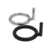 Penis Clasp Chastity Lock Accessories Black/Silver Round Cage Matching Use Adult Sex Product Toys