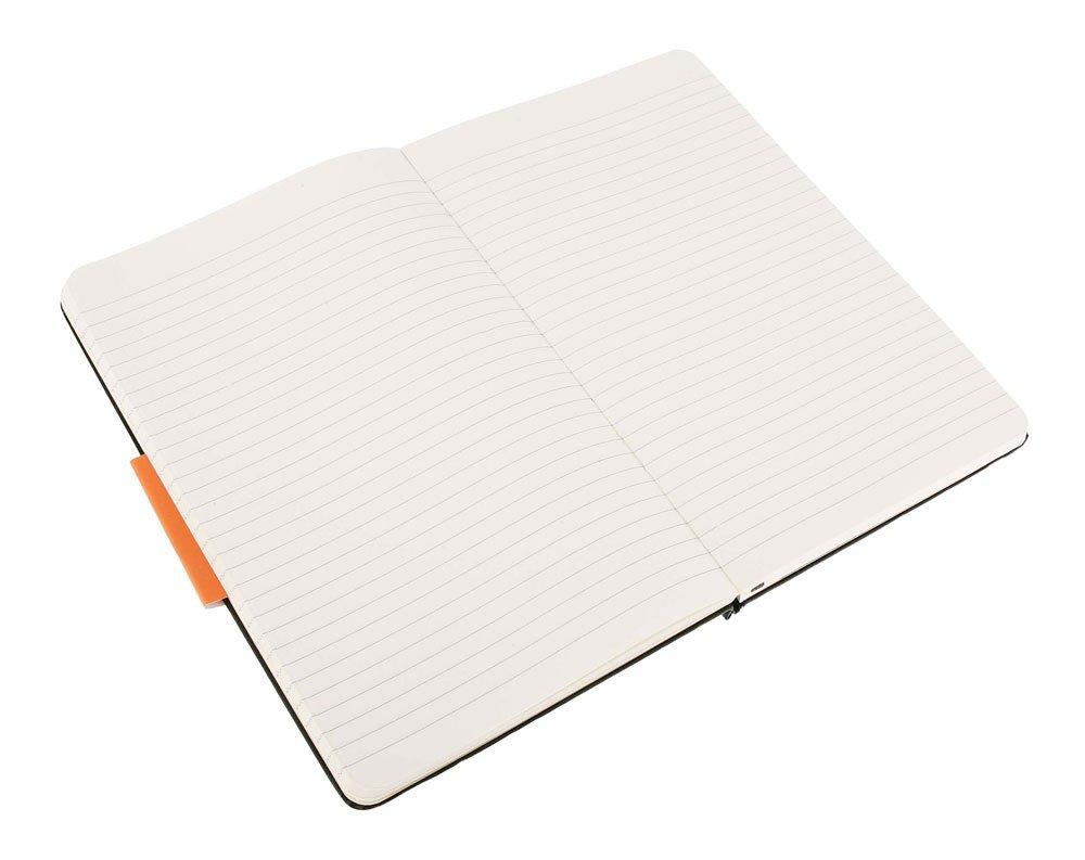 Moleskine Classic Horizontally Large Size x QP060 Notebook, Hardcover, Ruled, (13cm 21cm), Black,
