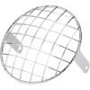 For Motorcycle, 7 Inch Headlight Mesh Grille Side Mount, Universal Cafe Racer Mask, Silver Headlight Lamp Cover, Motorcycle Headlight Cover