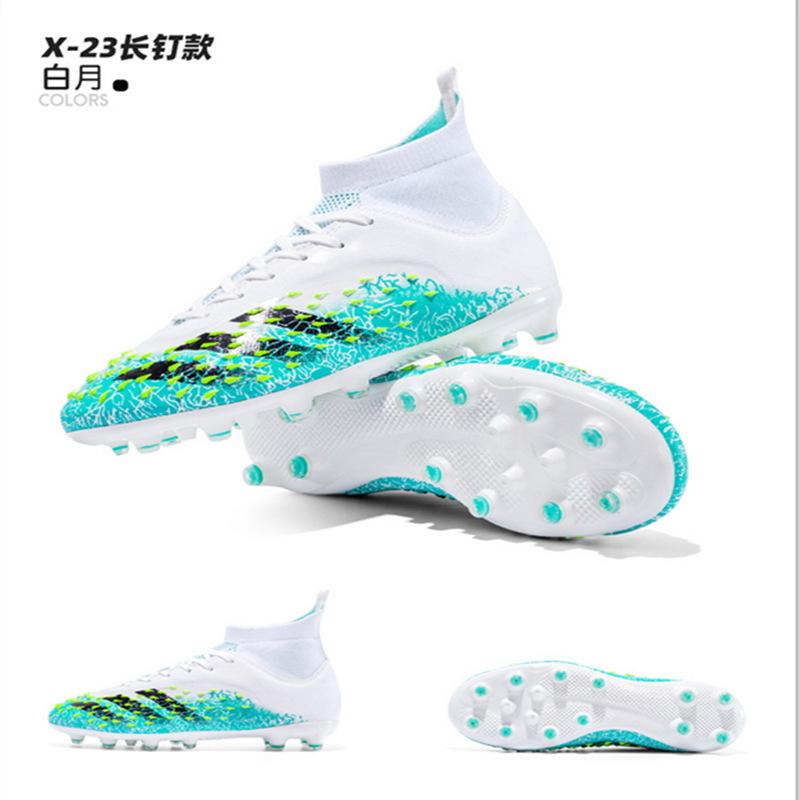 Football Shoes Football Shoes Adult Men S And Women S Long Nails Fg Non-Slip Youth Broken Nails X Game Shoes 35