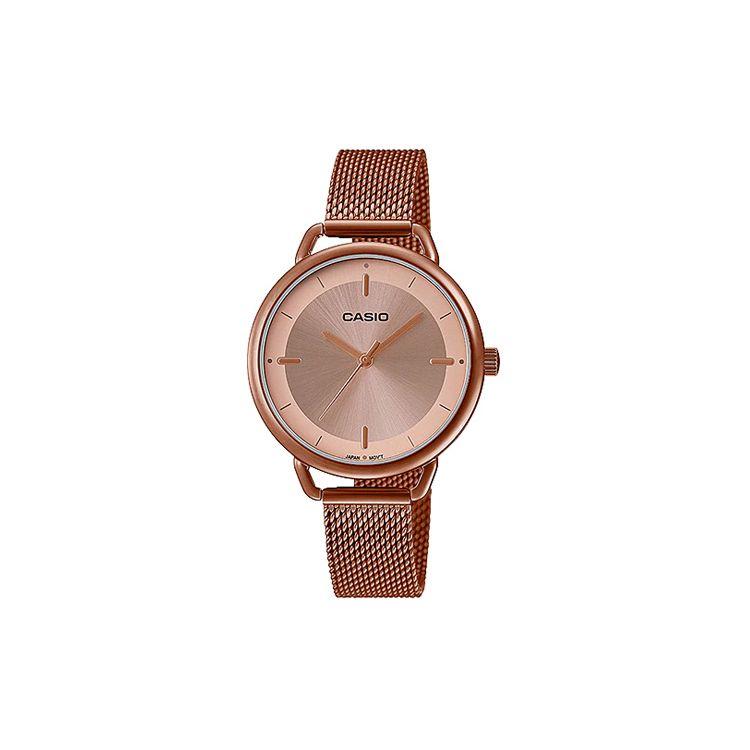 Casio Standard Series Fashion Trend Business Casual Classic Quartz Watch Women watches Gold LTP-E413MR-9ADF Rose Gold Watch Dial