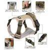 Dog Harness Set for Medium and Large Designed To Prevent Backing Out and Includes Breathable Mesh and 1680D Oxford Night Easy To Put Double and Back