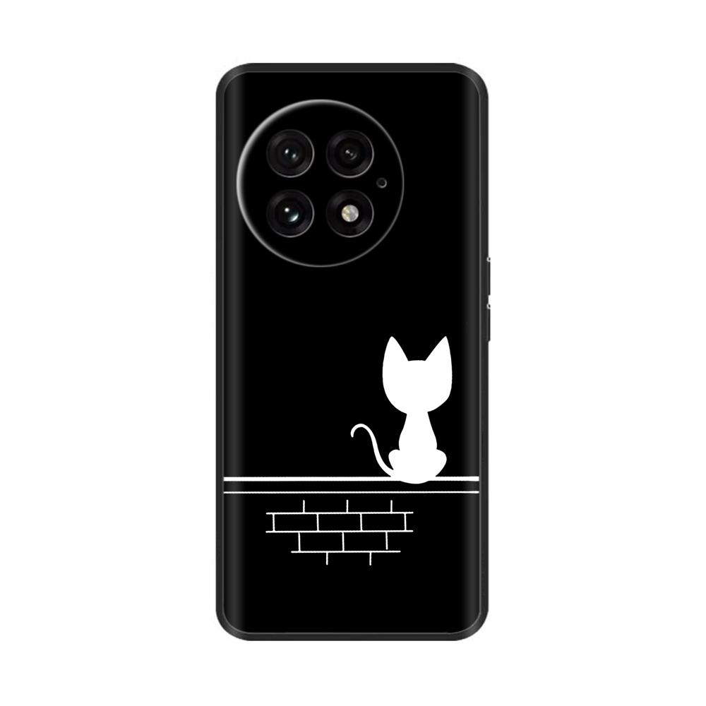Luxury Case For OnePlus 13 Phone Case Shockproof Black Silicone Soft Back Cover Coque For OnePlus 13 PJZ110 Case Fundas Housing