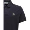 Stone Island Solid Color Logo Patch Polo Shirt Men tops Navy-Blue 81152SC17-A0020