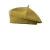 Japanese-Style Knitted Beret For Women Spring  Autumn Trendy Solid Color Versatile Artist Hat Sweet And Artistic Octagonal Beret