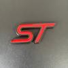 3D Metal ST Logo Car Front Grill Emblem Trunk Badge Decal For Focus Fiesta Mondeo EDGE Kuga Explorer ST Sticker Accessories
