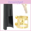 Baritone Mouthpiece Be Saxophone Cap Goldplated Brass Ligature
