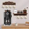 2 Pcs /set Coffee Cup Holder Kitchen Wall for Farmhouse Decorations Coffee Station Office Decor Mug Organizer Mug Display