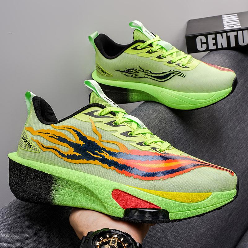 New Ultra-light Outdoor Soft-soled Shock-absorbing Sports Shoes for Men and Women, Versatile Wear-resistant and Non-slip Racing Carbon Board Running