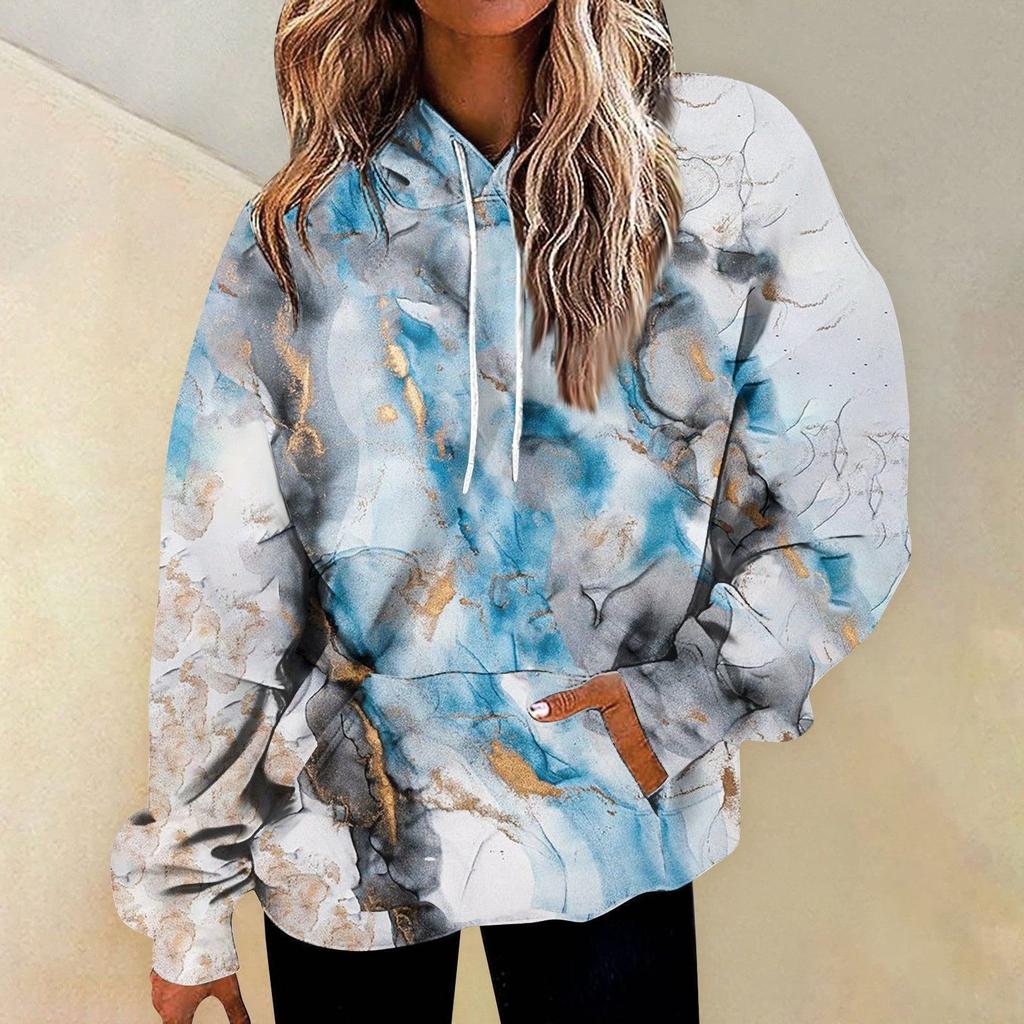 Autumn Marble Gradient 3D Print Hoodies Men Women Fashion Casual Sweatshirts Oversized Hoodie Pullovers Tracksuit Clothing