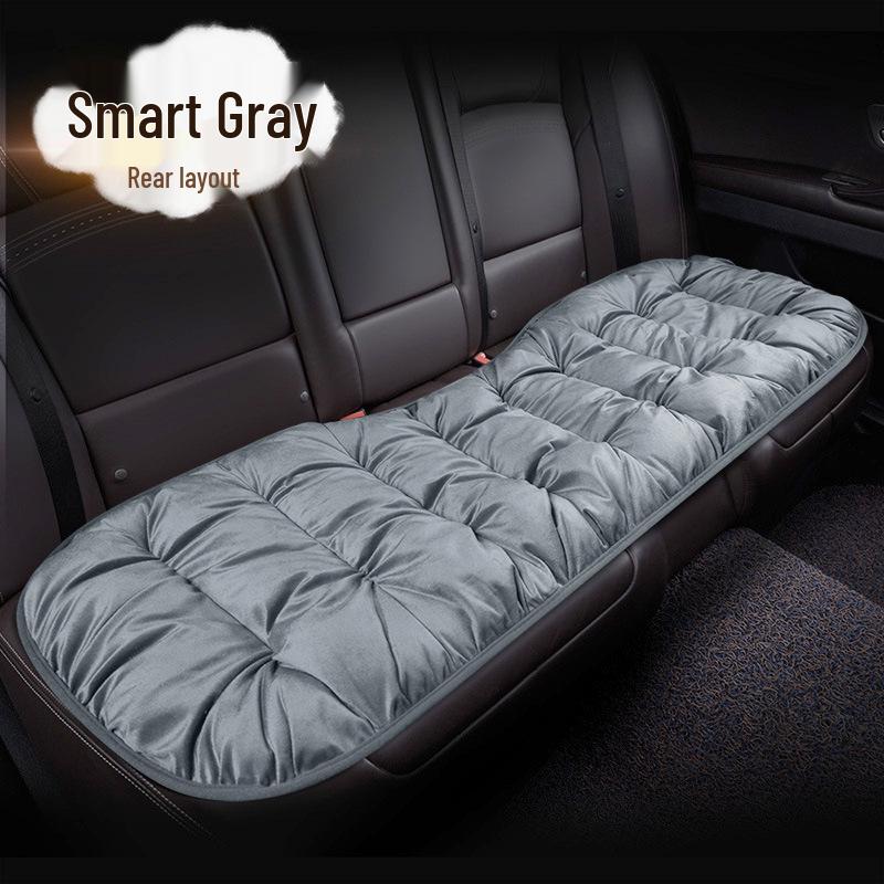 Velvet Car Lumbar Support Cushion Set: Thickened, Warm & Comfortable for Autumn/Winter