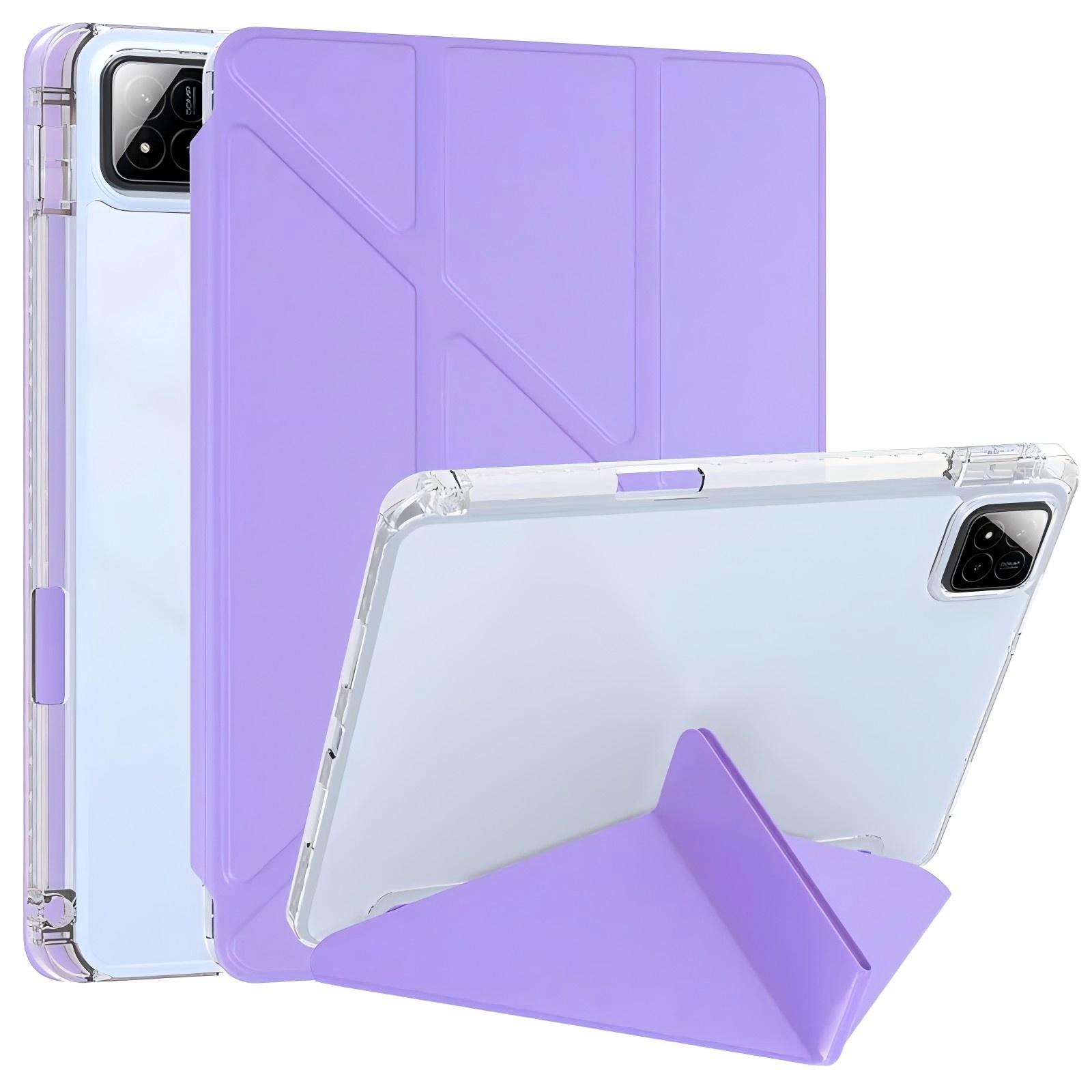 Hoesje Voor Xiaomi Pad 7 Pro Case 11.2  Acryl Transparante Achterkant Stand Smart Cover Voor Xiaomi Mi Pad 5 6 Pro 11 Case Met Potloodhouder For Xiaomi Pad 5