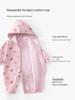 Newborn Warm Hooded Baby Jumpsuit for Autumn/Winter - Boys & Girls Crawling Romper