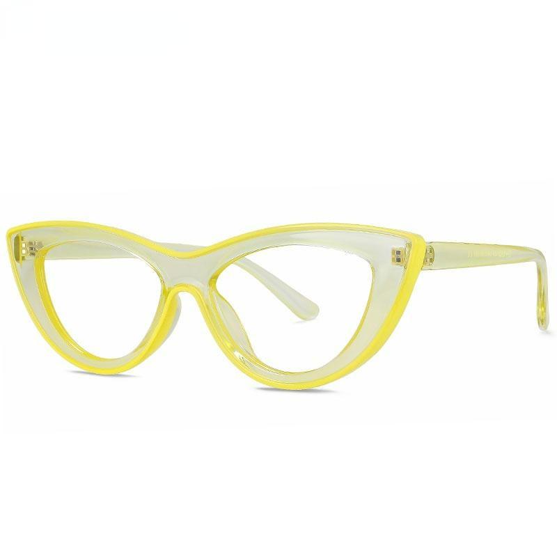 

Очки для чтения, очки по рецепту, новая мода, оптические очки «кошачий глаз», женский индивидуальный набор, цветной набор, маленькая оправа, компьютерные очки в стиле Ins