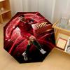 Parapluie Pliant Automatique 3 Plis Cristiano Ronaldo 8 Baleines Coupe-Vent Protection Soleil Pluie Pour Voyage Extérieur Usage Quotidien