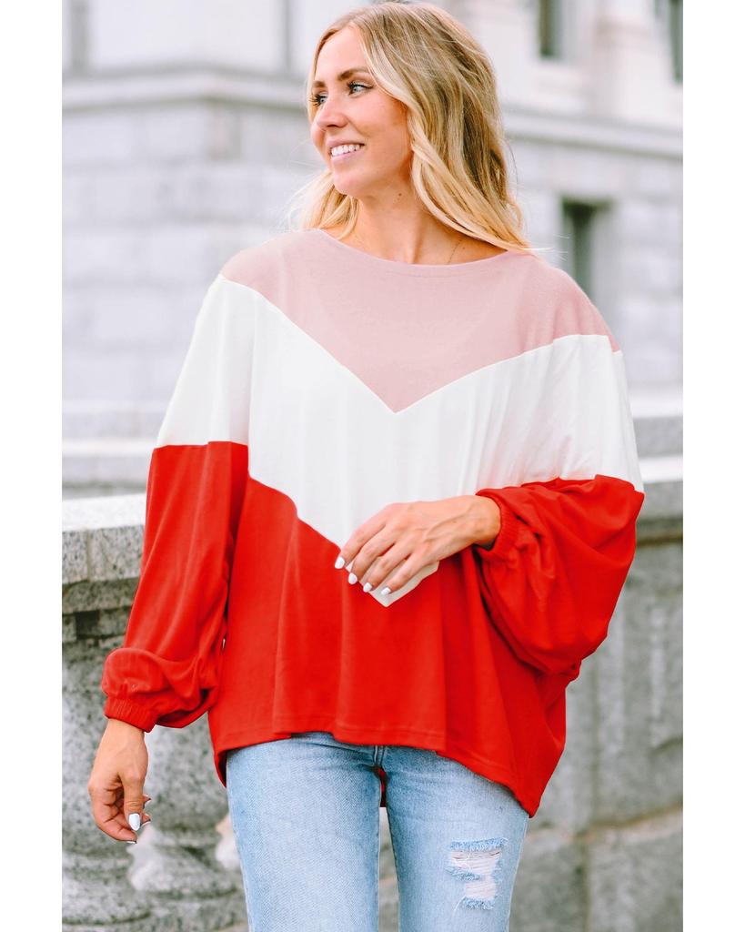 Azura Exchange Chevron Knit Top