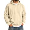 Men's Casual Color Hoodie for Winter Everyday Wear