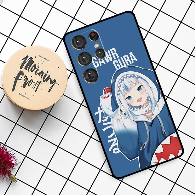 Hololive Fams Fubuki Ayame Mio Case For Samsung Galaxy S24 FE S20 FE S21 S22 S23 S24 S25 Ultra S9 S10 S25 Plus Phone Cover