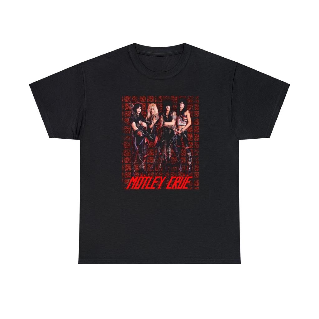 Motley Crue Heavy Cotton Tee, Rock Band T-Shirt, Motley Crue Fan Gift