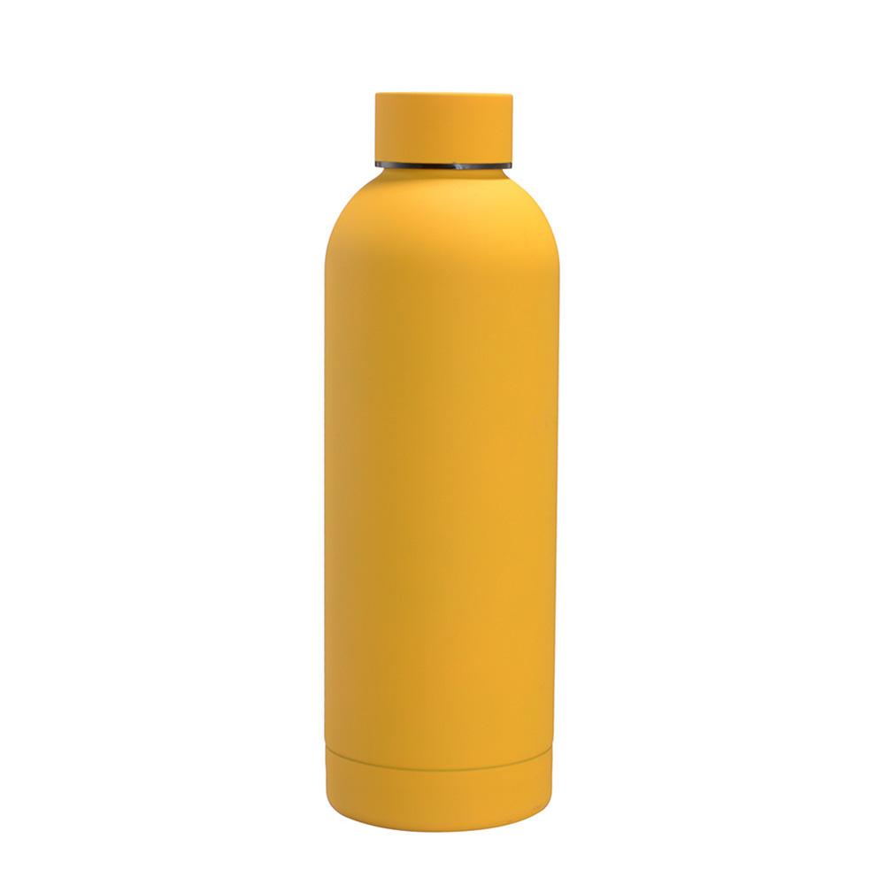 500ml Thermos Cup Small Mouth Water Bottle Stainless Steel Heat Retention 6-12H Portable Car Mug for Office Travel Outdoor Gym