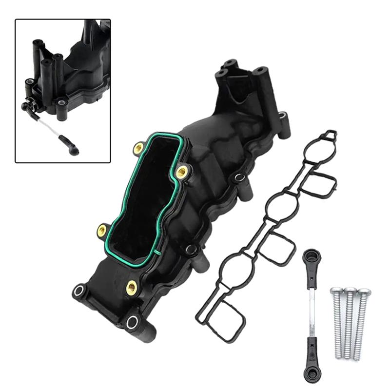 

Intake Manifold For A4 B8 A5 A6 C6 Q5 Q7 VW Phaeton Touareg V6 TDI 2.7,3.0 Air Intake Tube Black Right