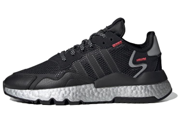 Adidas Wmns Nite Jogger  Black Silver Metallic  Women s FV4137 36