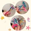 Girls New Side Clip Children's Sweet Bangs Clip Girl Baby Cute Embroidered Mermaid Style Line Up Performance Hair Card Headwear
