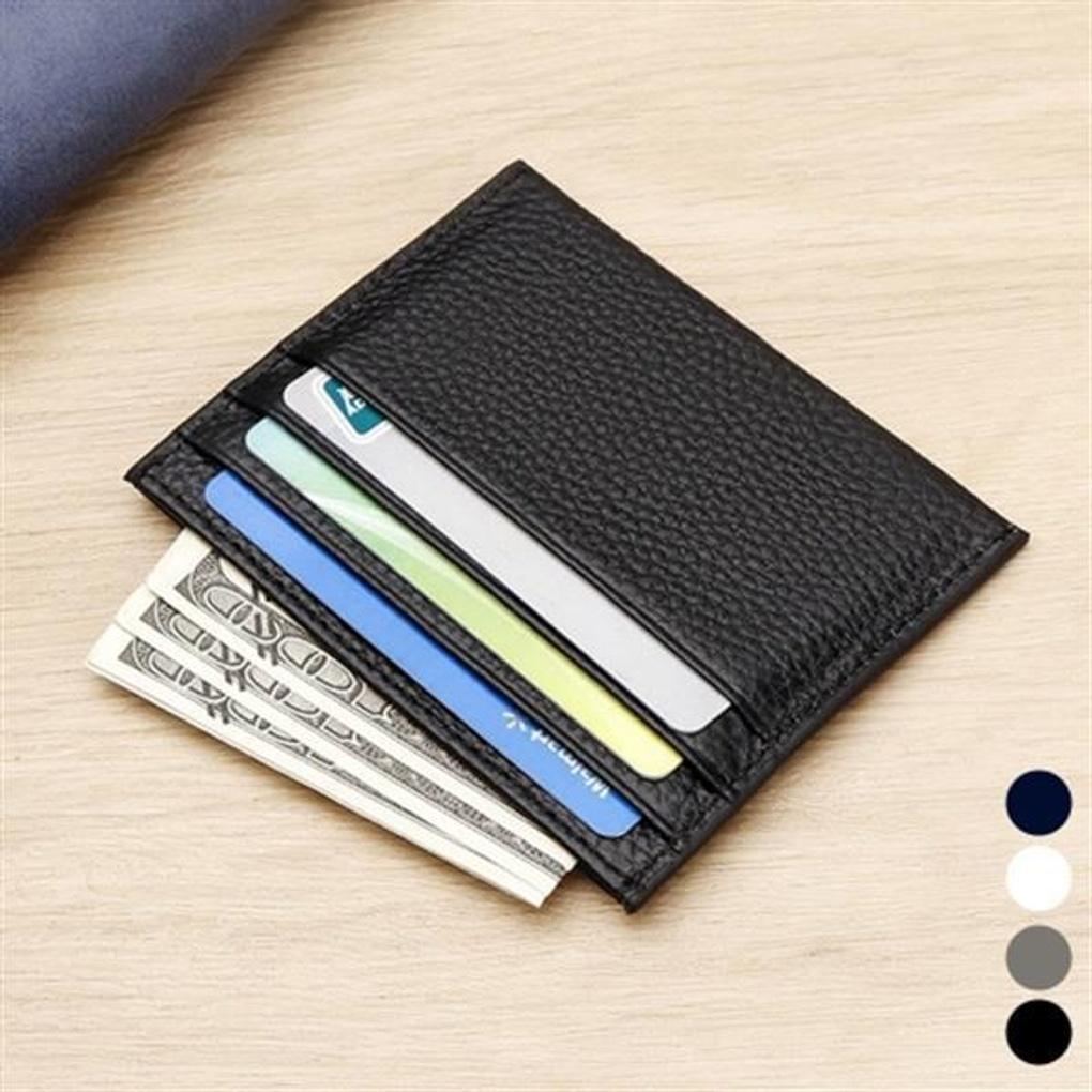 Slim Cowhide Pocket Card Wallet FD-0460