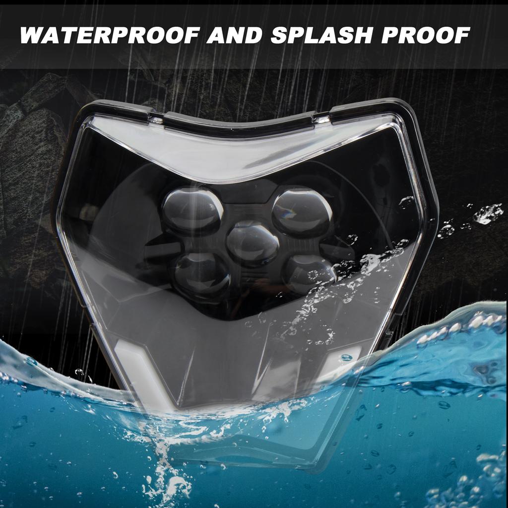 2026 Motorcycle Pit Bike 5 LED Headlamp For KTM EXC XC SX XCW EXCF SXW SXF 125-500 Motocross Headlight Head Light Enduro