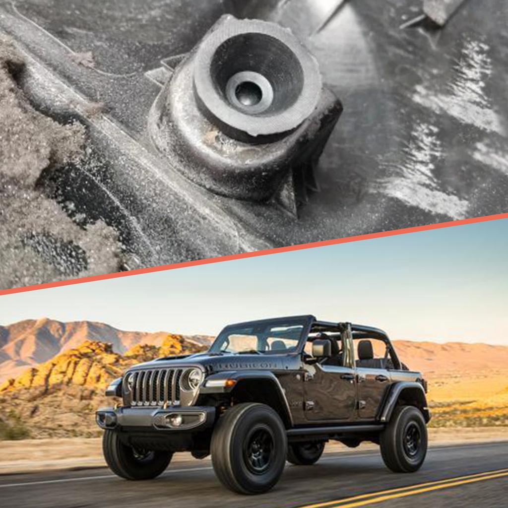 4X Rubber Engine Cover Grommet Buffer Mount Bush Stopper Pad Compatible For Jeep Dodge Chrysler Ram 2014 - 2021 Alfa Romeo Front 68238086AA